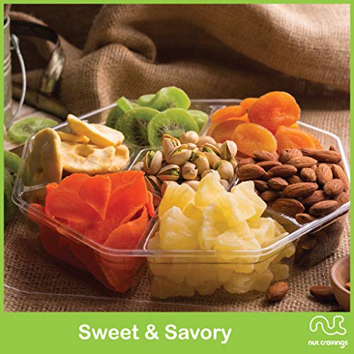 Gourmet Food Gift Basket, Nut &Amp; Dried Fruit Box X Large 7 Secti