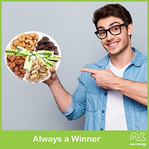 Gourmet Gift Basket Assortment, Fresh Nuts Mix Tray 4 Variety