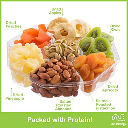 Gourmet Gift Basket, Nut &Amp; Dried Fruit Tray 7 Mix - Variety Ca