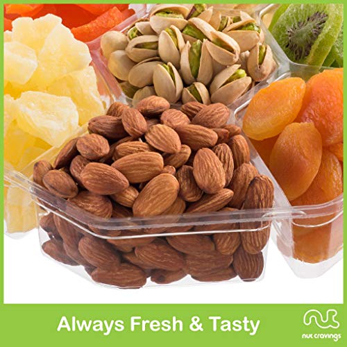 Gourmet Gift Basket, Nut &Amp; Dried Fruit Tray 7 Mix - Variety Ca