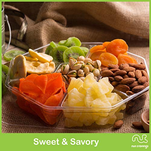 Gourmet Gift Basket, Nut &Amp; Dried Fruit Tray 7 Mix - Variety Ca