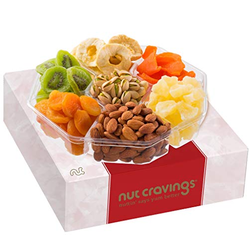 Gourmet Gift Basket, Nut &Amp; Dried Fruit Tray 7 Mix - Variety Ca