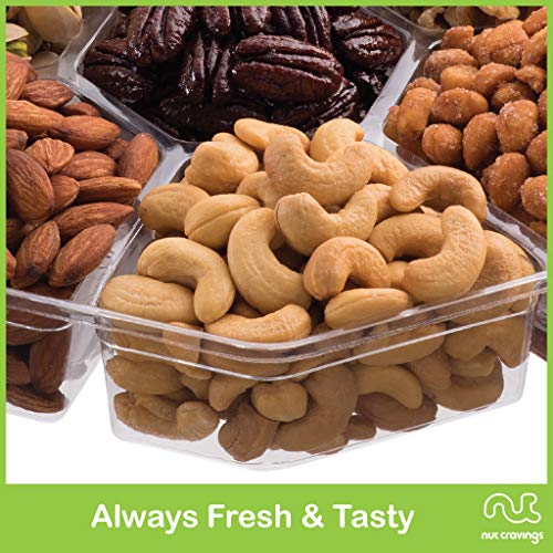 Gourmet Gift Basket, Nut Platter X Large 7 Section - Healthy F