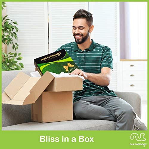 Gourmet Nut Gift Basket In Green Box 7 Piece Assortment, 1 Lb