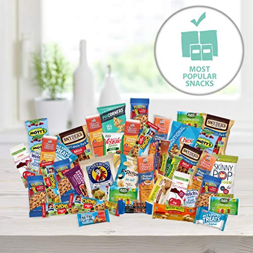 Healthy Snack Box Variety Pack 40 Count Easter Gift Basket - C