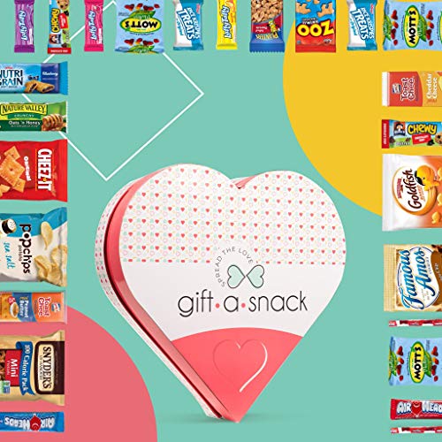 Heart Shaped Snack Box Variety Pack 30 Count Easter Candy Gift