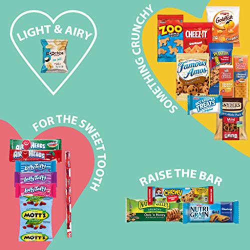 Heart Shaped Snack Box Variety Pack 30 Count Easter Candy Gift