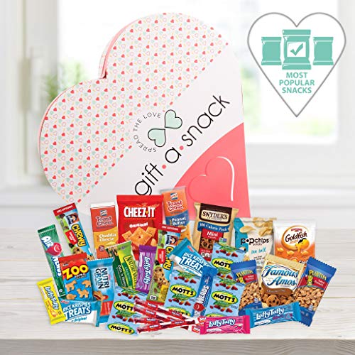 Heart Shaped Snack Box Variety Pack 30 Count Easter Candy Gift