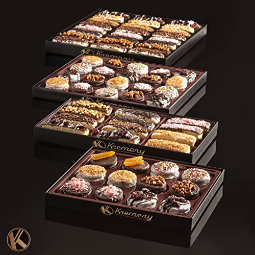 Kremery - Chocolate Covered Biscotti Cookies Gift Basket 24 Cou...