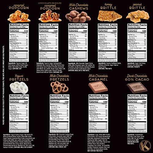 Milk Chocolate Covered Pretzels Sweet Treats Gift Basket In Reus