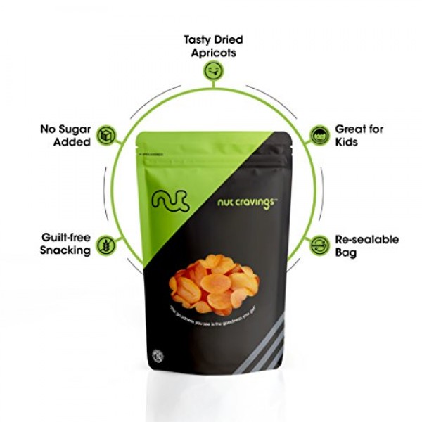 Nut Cravings Dried Turkish Apricots – Sweet, Healthy Dehydrated