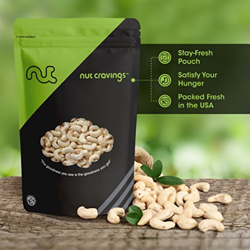 Nut Cravings Raw Whole Cashews 2 Pounds – Fresh, Unsalted, Unr