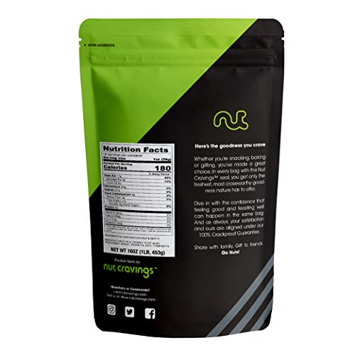 Raw Hazelnuts Filberts With Skin, No Shell 16Oz - 1 Pound Pack