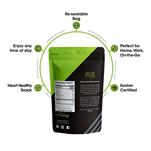 Raw Hazelnuts Filberts With Skin, No Shell 16Oz - 1 Pound Pack