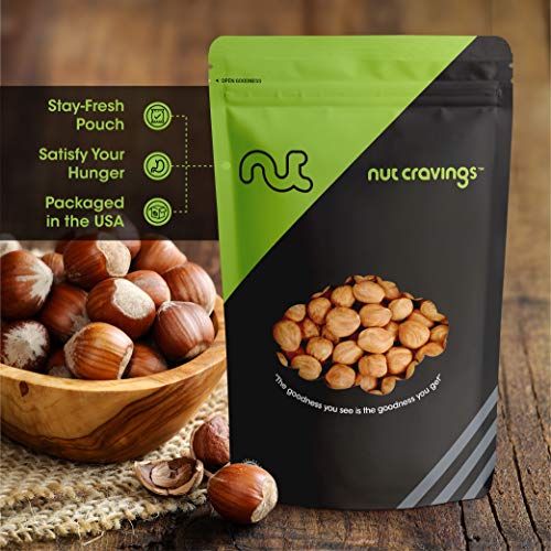 Raw Hazelnuts Filberts With Skin, No Shell 48Oz - 3 Pound Pack