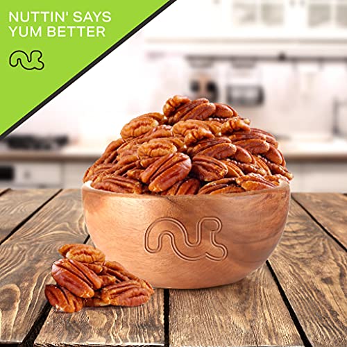 Raw Pecans Halves & Pieces, Unsalted, Shelled, Superior to Organ...