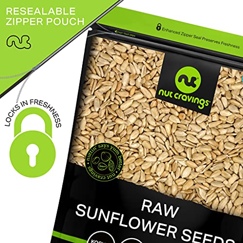 Raw Sunflower Seeds Kernels to eat, Unsalted, Shelled Hulled, Su...