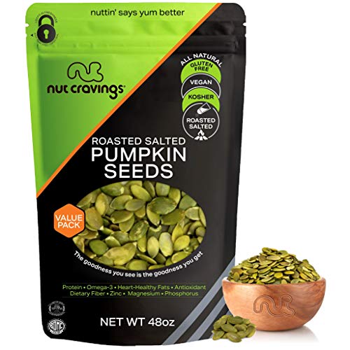 Roasted &Amp; Salted Pumpkin Seeds, Pepitas, No Shell 48Oz - 3 Poun