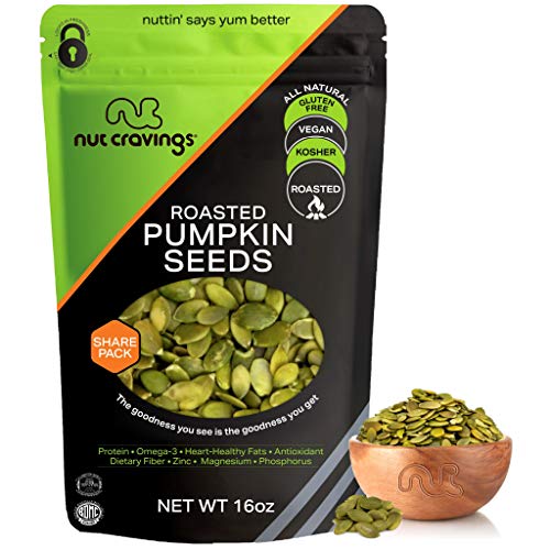 Roasted &Amp; Unsalted Pumpkin Seeds, Pepitas, No Shell 16Oz - 1 Po