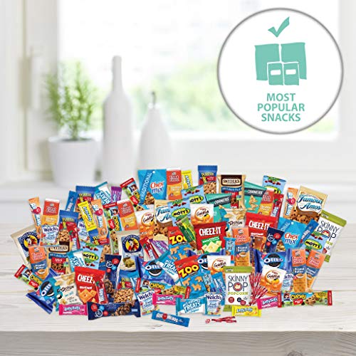 Snack Box Variety Pack 100 Count Easter Candy Gift Basket - Co