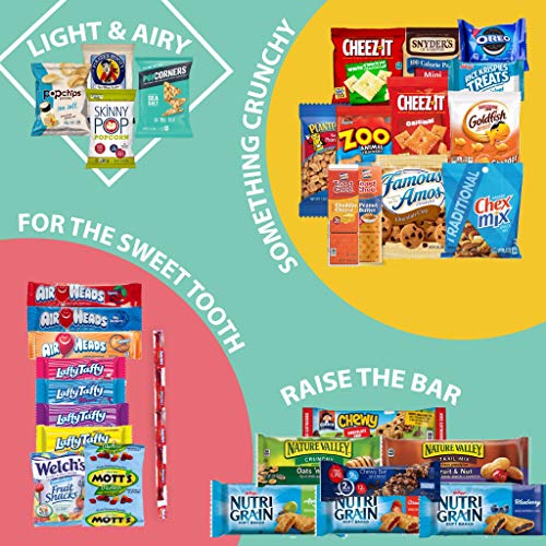 Snack Box Variety Pack 100 Count Easter Candy Gift Basket - Co