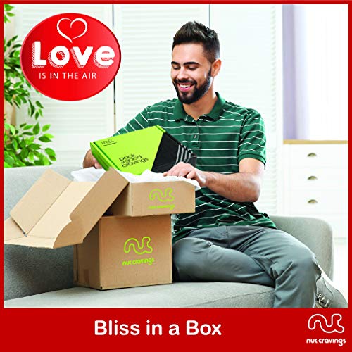 Women Gourmet Food Gift Basket, Fresh Nuts Platter 4 Section -