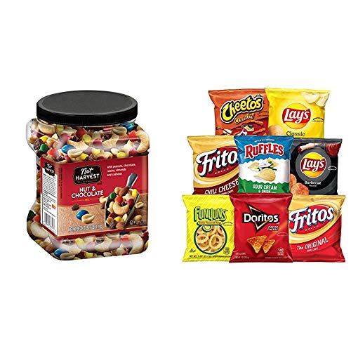 Nut Harvest Nut &Amp; Chocolate Mix, 39 Ounce Jar &Amp; Frito-Lay Party