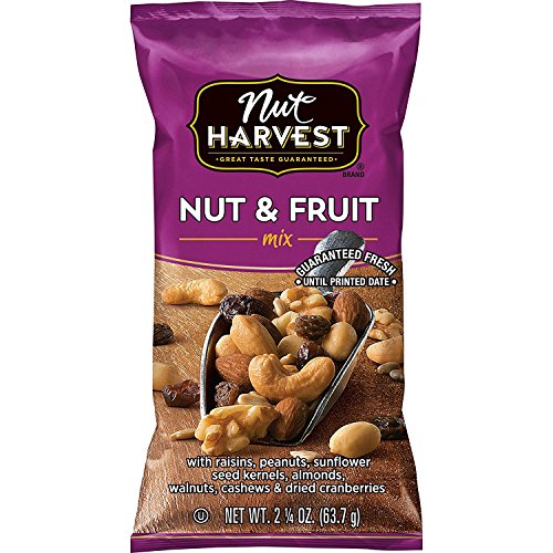 Nut Harvest Nut &Amp; Fruit Mix, 2.25 Ounce Pack Of 16