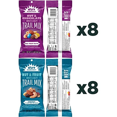 Nut Harvest Trail Mix Variety Pack, 16 Count