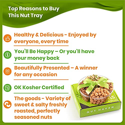 Fathers Day Nuts Gift Basket - Fresh Sweet &Amp; Salty Dry Roasted G