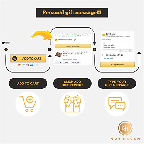 Fathers Day Nuts Gift Basket - Healthy Assortment Of Sweet &Amp; Sal