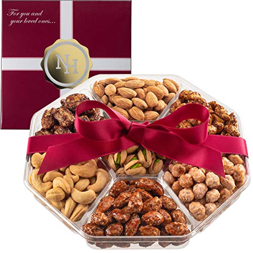 Fathers Day Nuts Gift Basket - Healthy Assortment Of Sweet &Amp; Sal