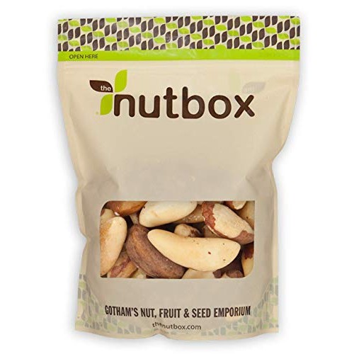 Nutbox | Raw Brazil Nuts 2 Lbs, Rich In Selenium And Protein, Na