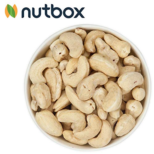 Nutbox | Raw Cashews, No Salt 32 Ounces 2 Pounds, Whole Large