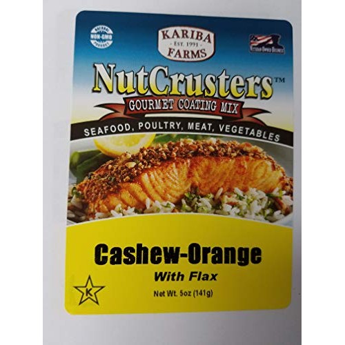 Cashew-Orange With Flax Nutcrusters Gourmet Coating Mix 5Oz