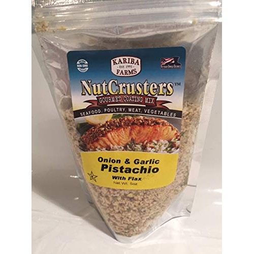 Onion &Amp; Garlic Pistachio With Flax Nutcrusters Gourmet Coating M