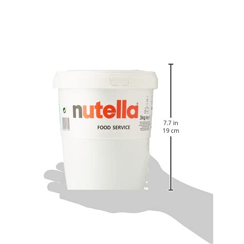 Ferrero Nutella Chocolate Hazelnut Spread 6.6 Lbs 3Kg Tub [Th
