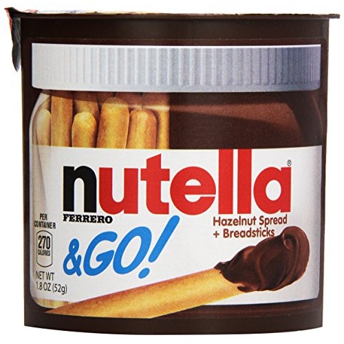 Ferrero Nutella &Amp; Go Hazelnut Spread With Breadsticks Combo Pack