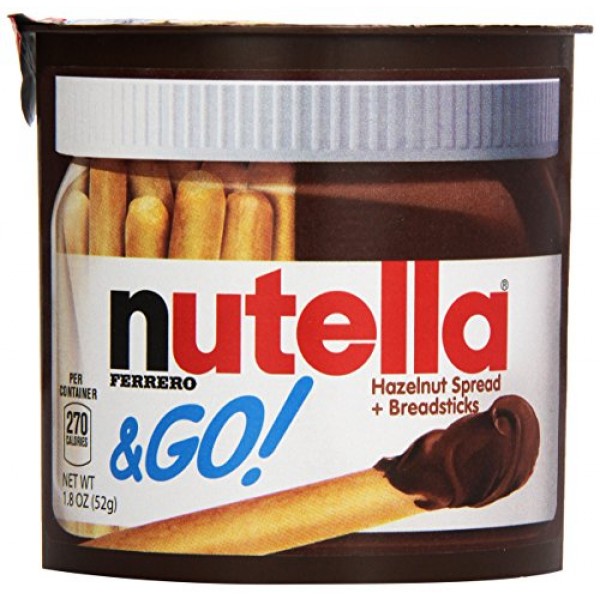 Ferrero Nutella & Go Hazelnut Spread with Breadsticks Combo pack...