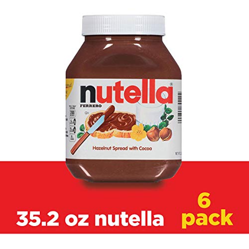Nutella Hazelnut Spread, 26.5 Ounce Jar 6 Count Nutella Hazelnut Spread, 26.5 Ounce Jar 6 Count
