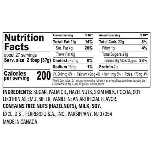 Nutella Hazelnut Spread, 26.5 Ounce Jar 6 Count Nutella Hazelnut Spread, 26.5 Ounce Jar 6 Count
