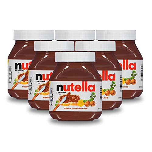 Nutella Hazelnut Spread, 26.5 Ounce Jar 6 Count Nutella Hazelnut Spread, 26.5 Ounce Jar 6 Count
