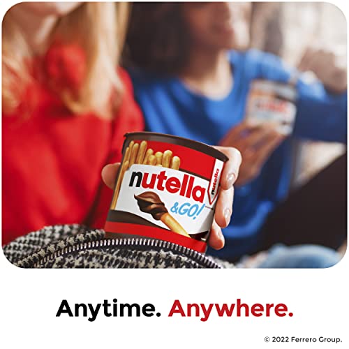 Nutella & GO! Bulk 12 Pack, Hazelnut And Cocoa Spread With Bread...