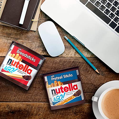 Nutella & GO! Bulk 12 Pack, Hazelnut And Cocoa Spread With Bread...