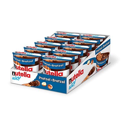 Nutella &Amp; Go Snack Packs, Hazelnut Chocolate Spread With Pretzel