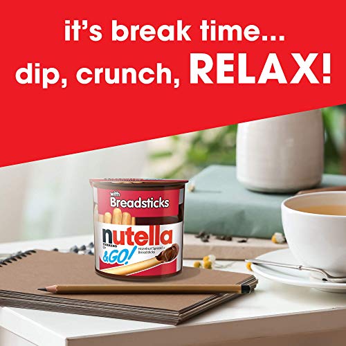 Nutella And Nutella And Go Bundle, 4 Count Chocolate Hazelnut Sp