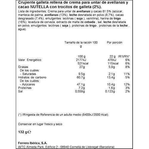 Nutella B-Ready, 132 G