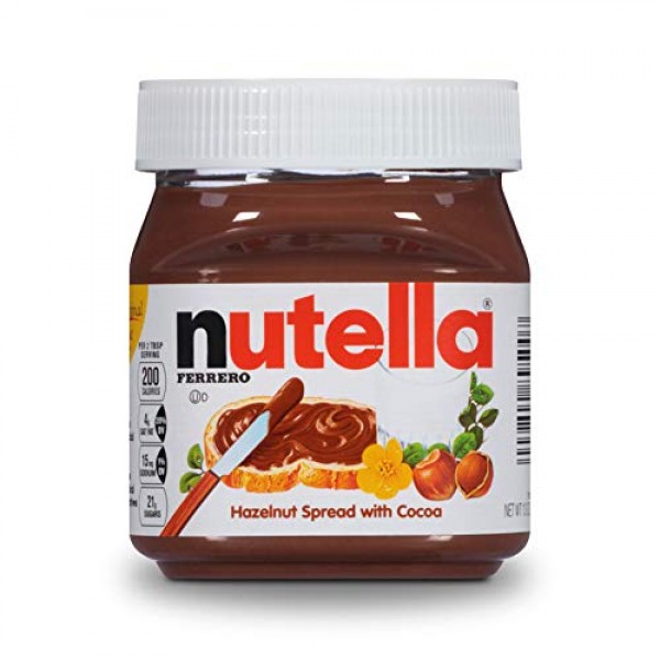 Nutella Chocolate Hazelnut Spread, Perfect Topping for Pancakes,...