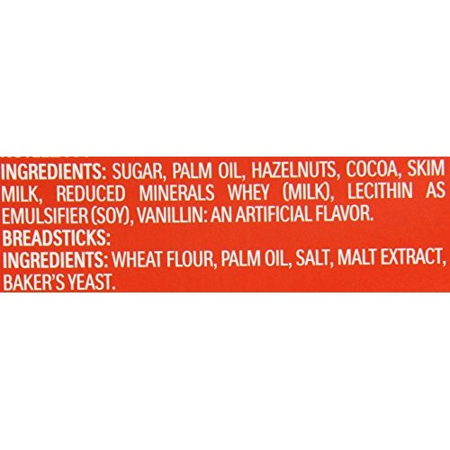 Nutella Ferrero Go Hazelnut Spread And Breadsticks, 12 Packs- 22