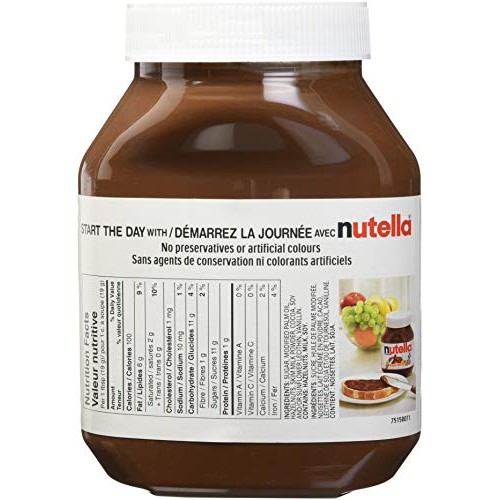 Nutella Hazelnut Chocolate Spread, 1Kg/35.3 Oz., {Imported From